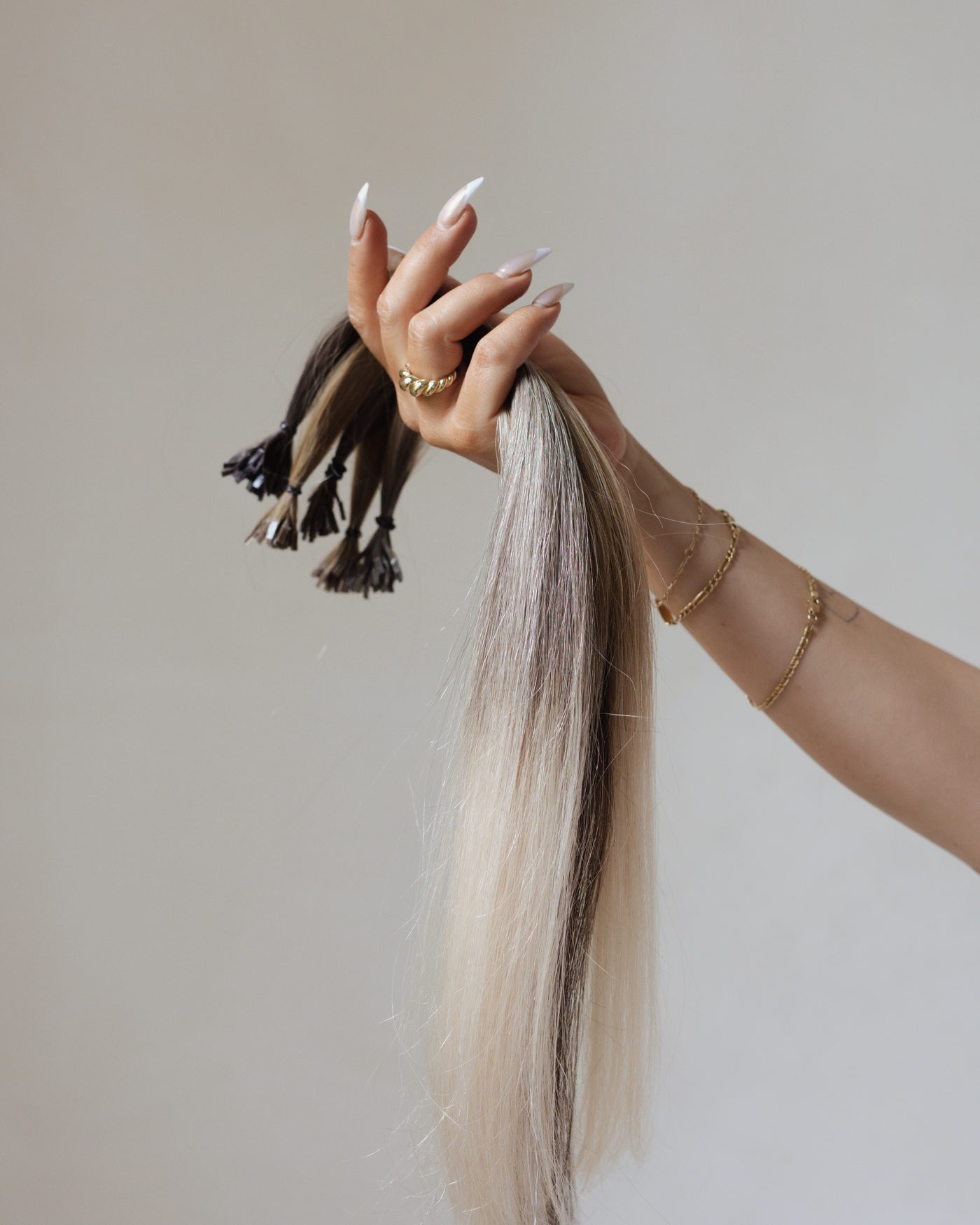 Custom-ordered keratin bond extensions